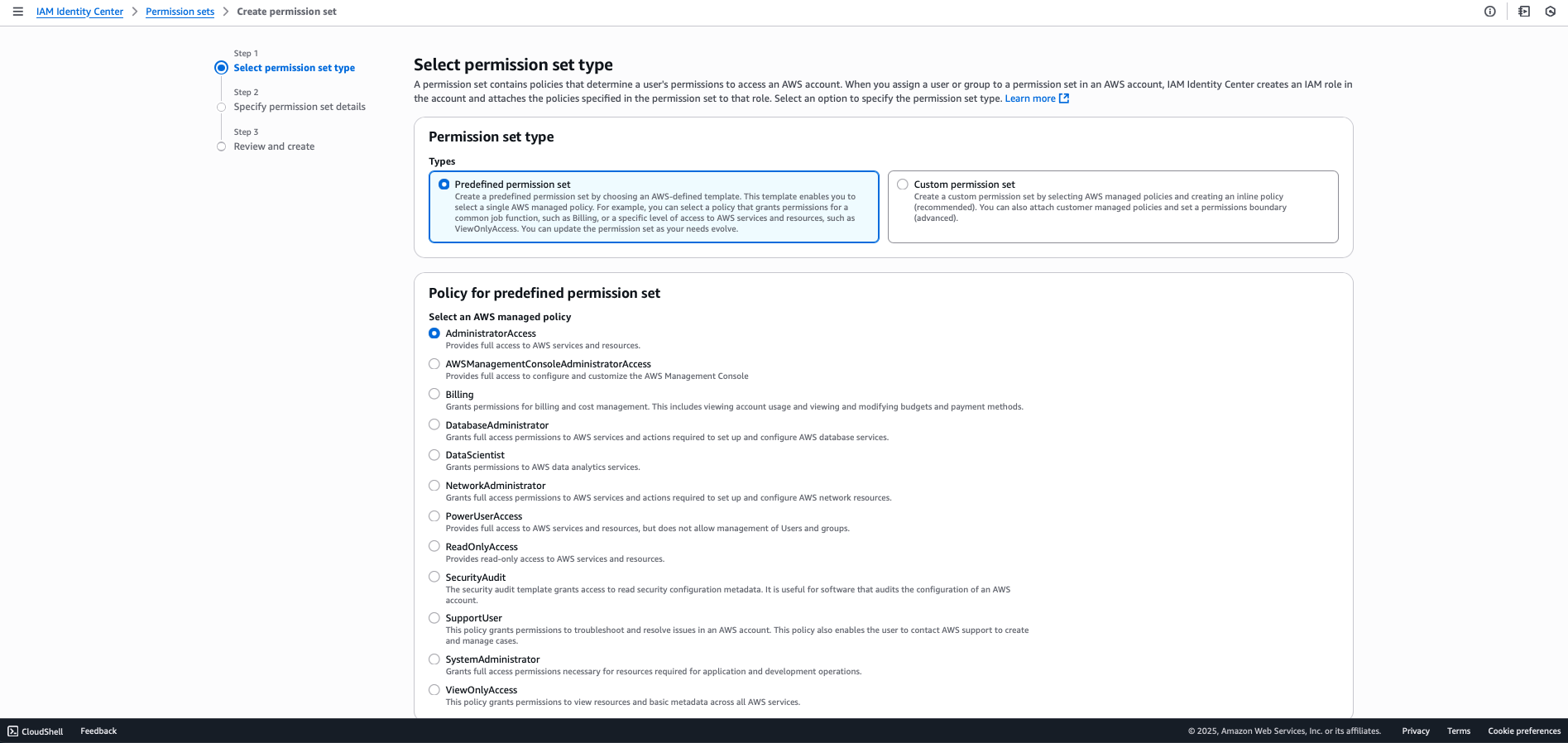 Create Permission Set