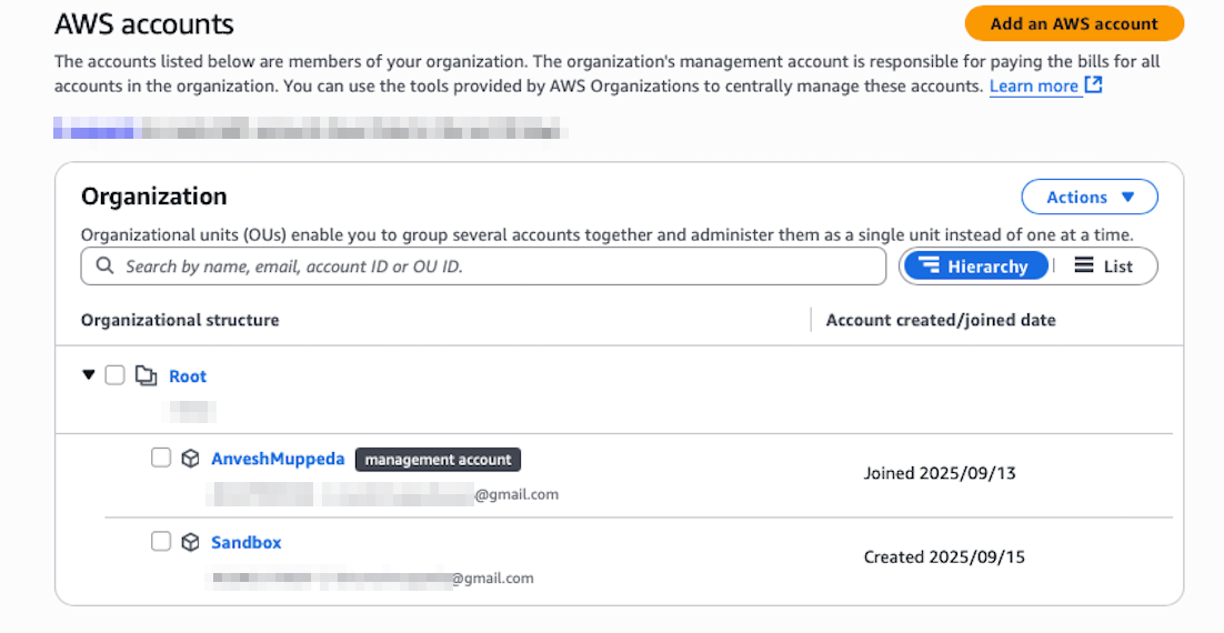 Assign to New Account