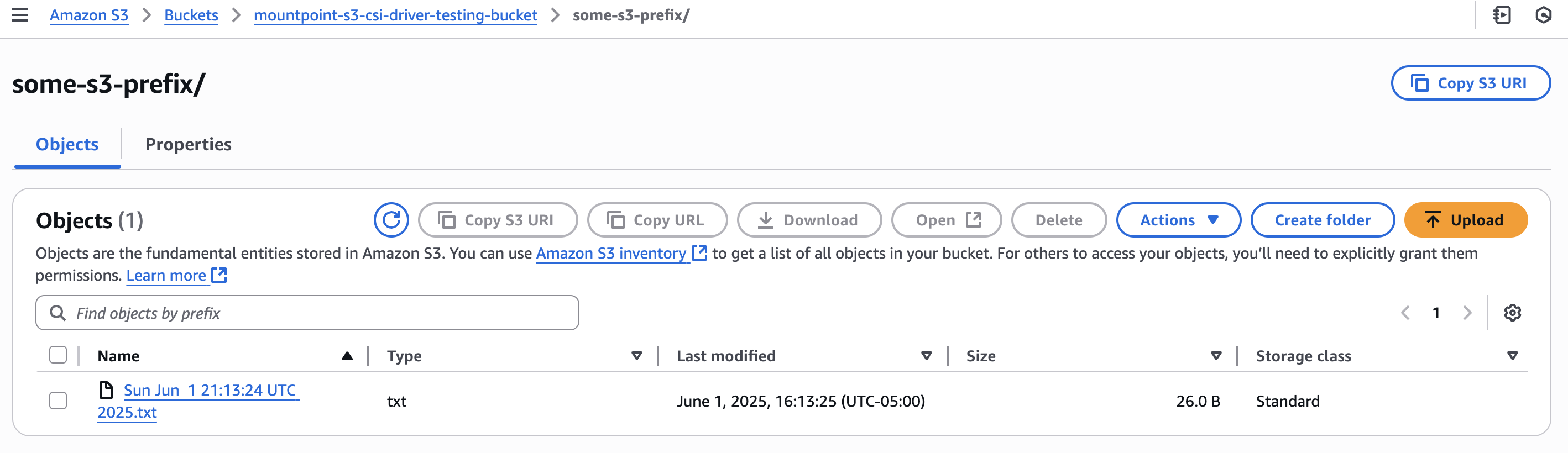 Static Provisioning Example